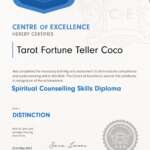 Certificate of Spiritual Counselling Skills Diploma by Centre of Excellence